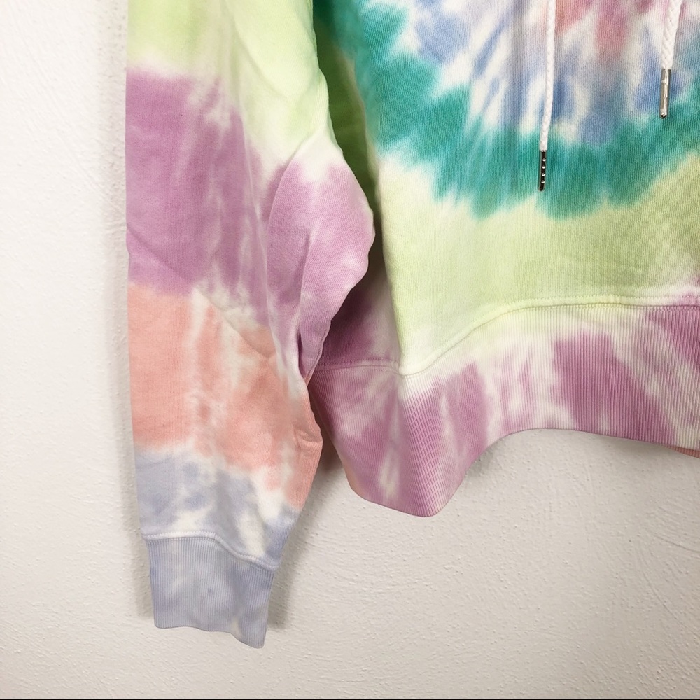 Daydreamer LA Eye Shrunken Hoodie Prismatic Tie Dye - Picture 5 of 12